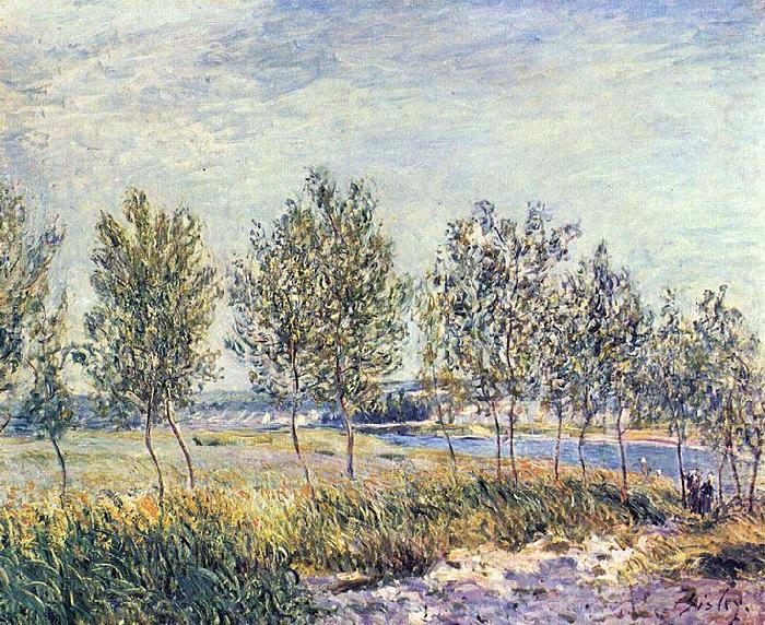 Alfred Sisley Wiese in By china oil painting image